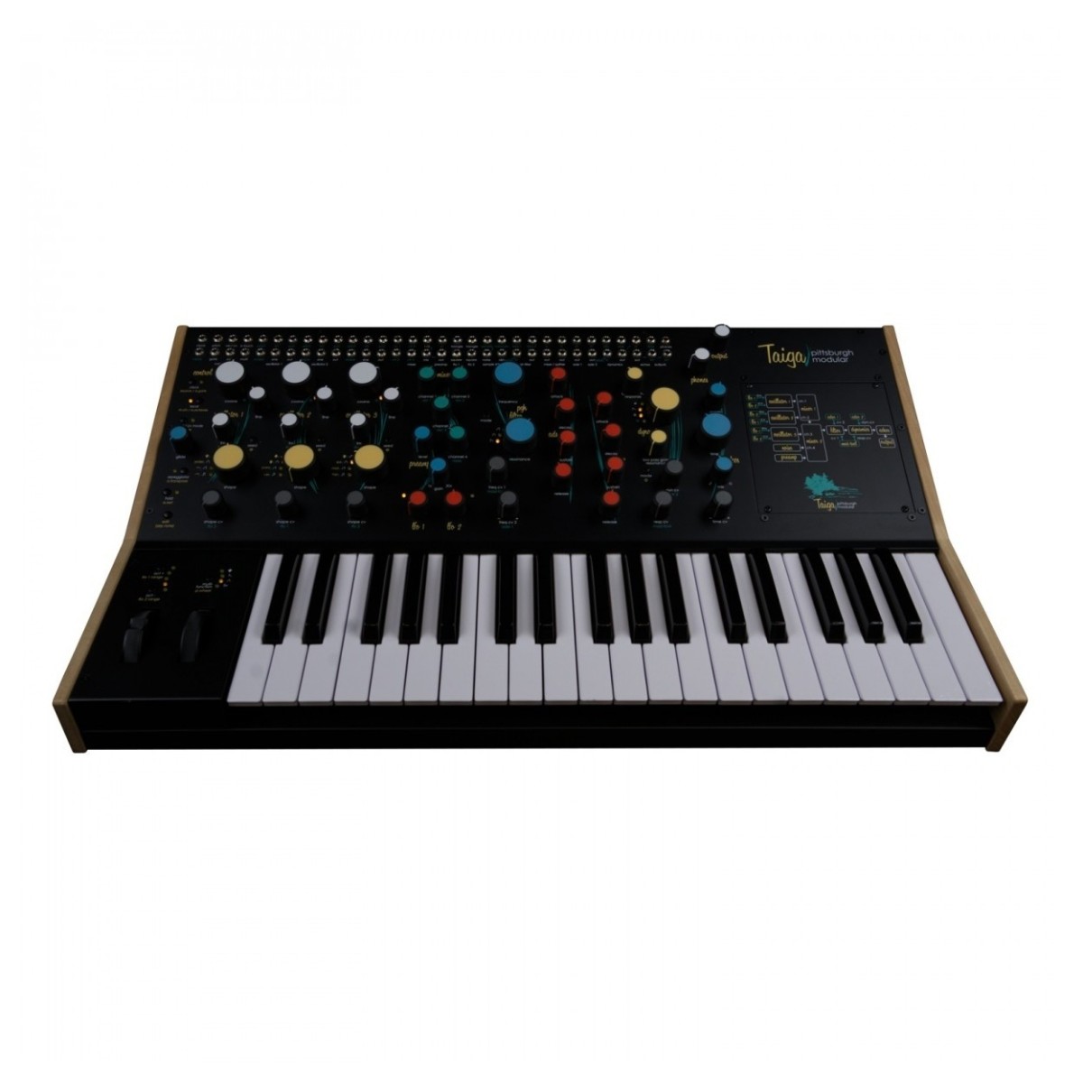 Pittsburgh Modular Taiga Keyboard with the Cre8audio Boom Chick Drum Machine - Image 4