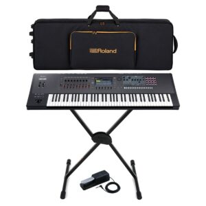 Roland Fantom-7 EX 76-Key Synthesizer Keyboard Bundle