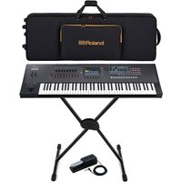 Roland Fantom-7 EX 76-Key Synthesizer Keyboard Bundle