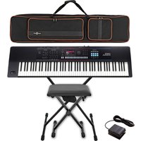 Roland Juno D-8 88 Key Portable Synthesizer Bundle
