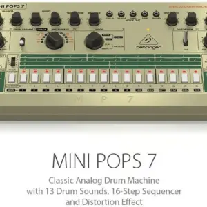 Behringer MINI POPS 7 Drum Machine - Image 1
