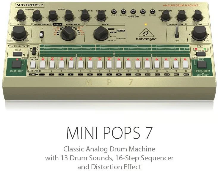 Behringer MINI POPS 7 Drum Machine
