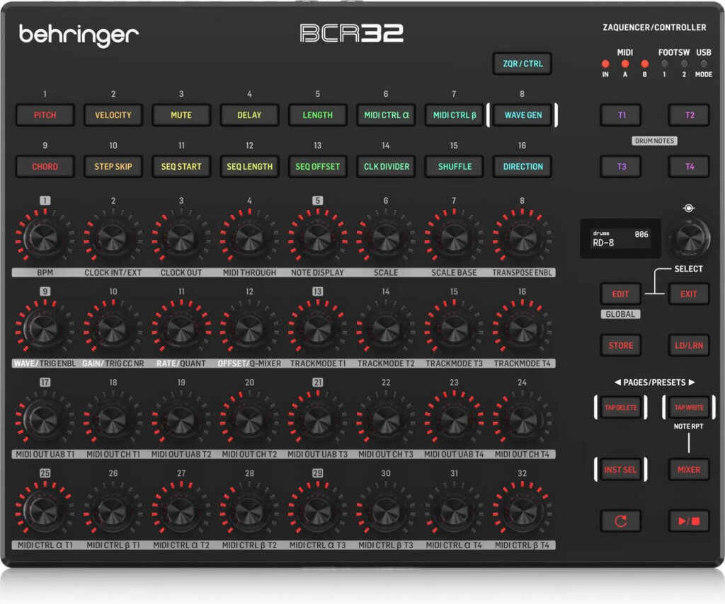 Behringer BCR32 - MIDI Drum Sequencer