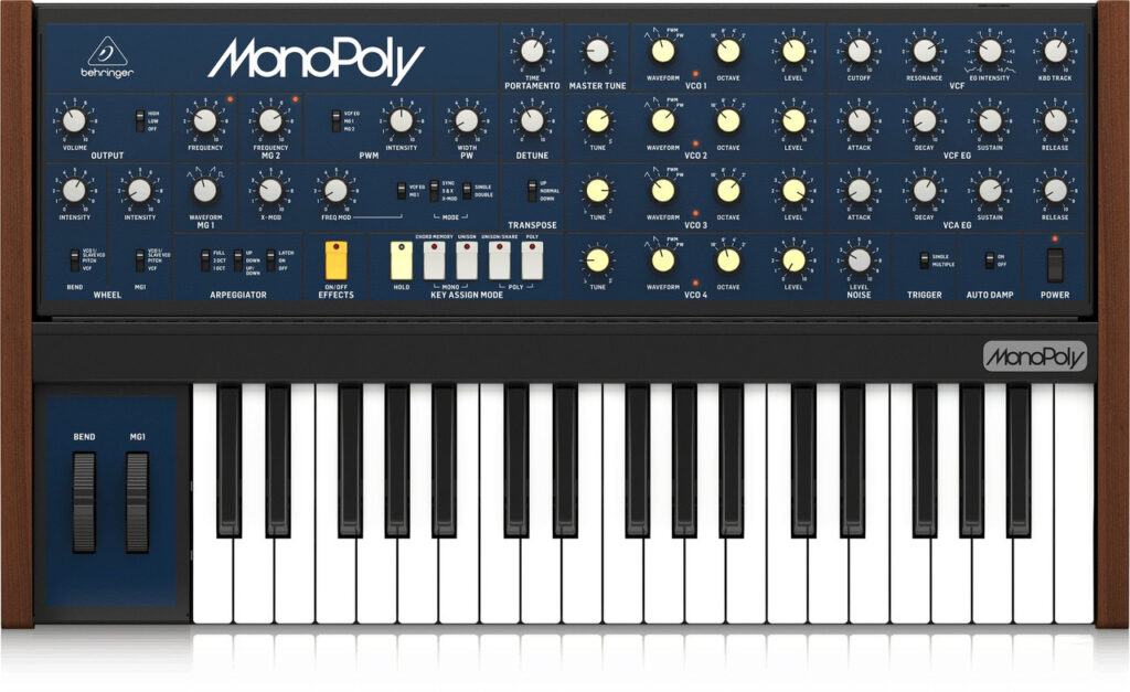 B Stock : Behringer MonoPoly Analogue Polyphonic Synthesizer - 043
