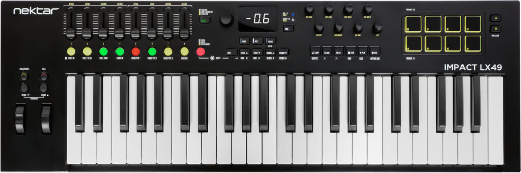 B Stock : Nektar Impact LX49 MK3 MIDI Keyboard & Controller - 001